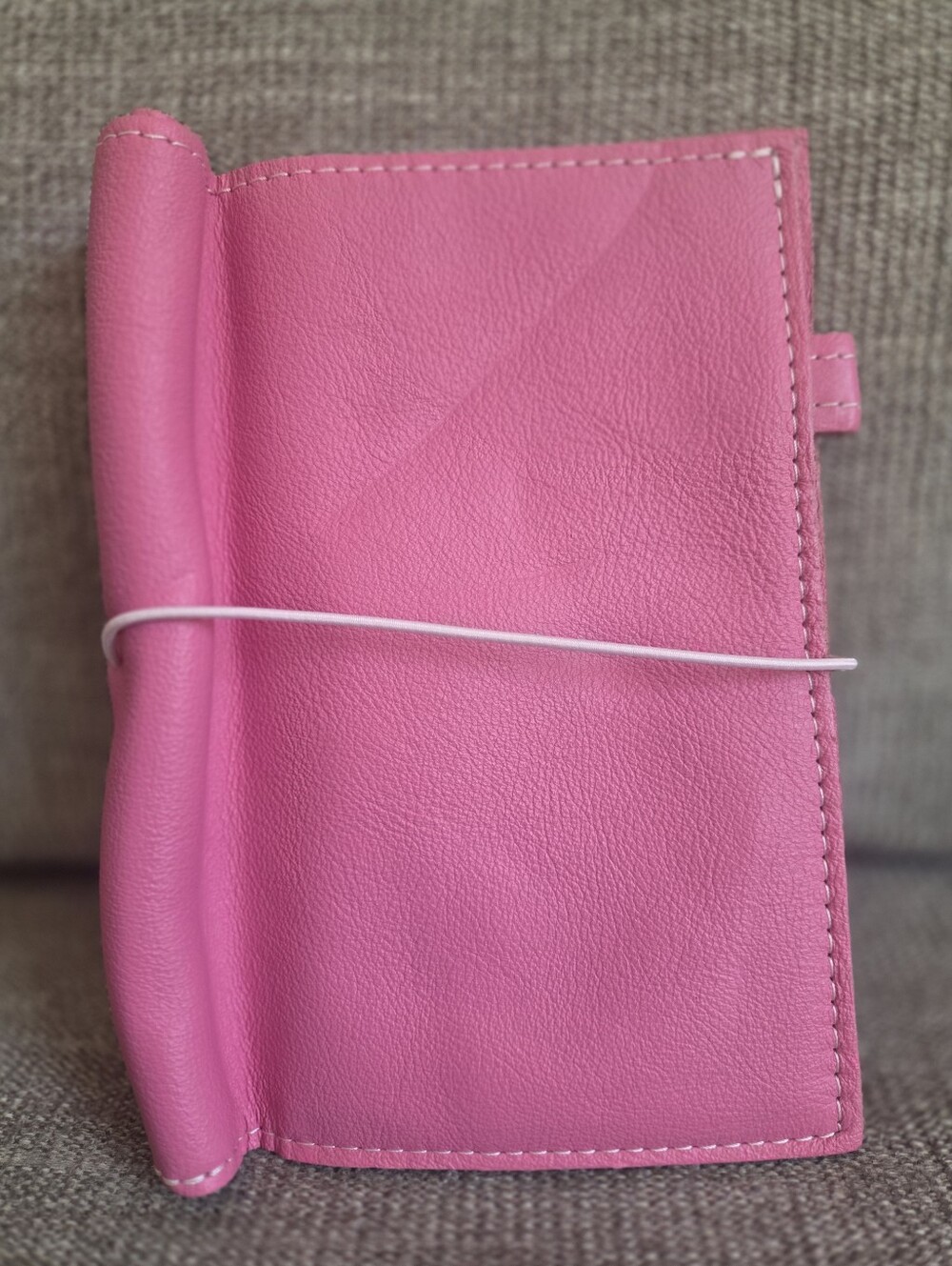 Foxy Fix RARE Pink Leather Traveler’s Notebook Cover No. 7 Standard Wide